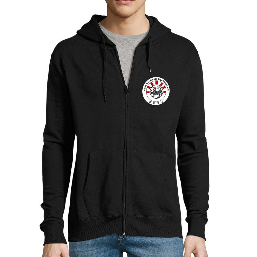 Vereins Hoodie Jacke mit Kihon Kai Karate Logo